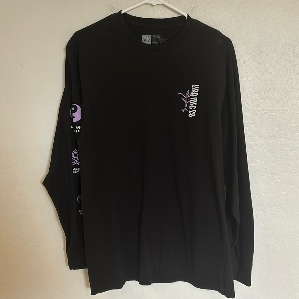 Black Lira Long Sleeve Shirt Size Large